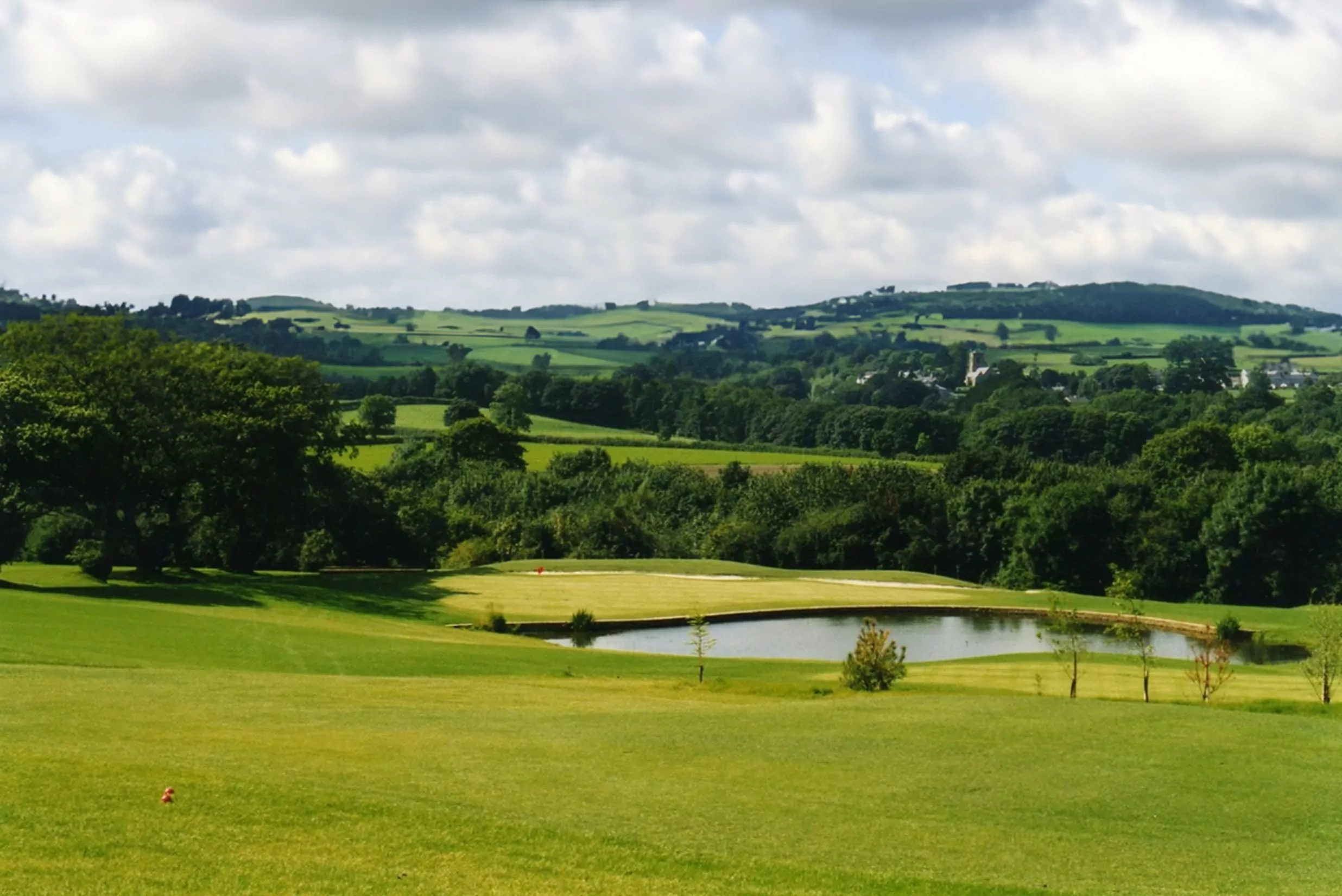 View from the golf course at Pennant Park, North Wales